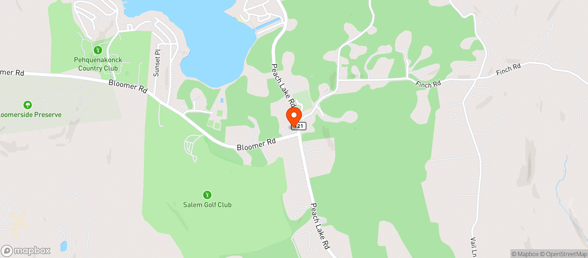 Map showing Hayfields