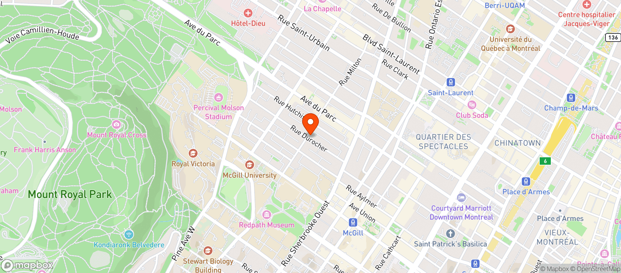 Map showing Superette Green