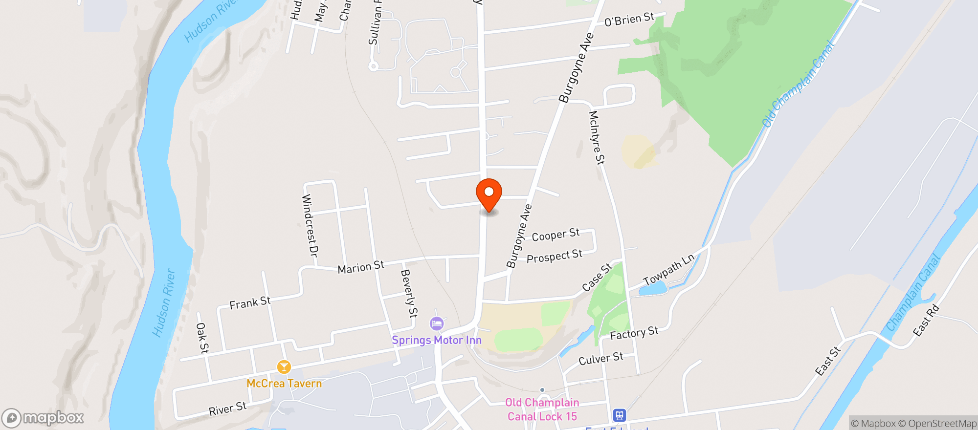 Map showing Shamrock Wine & Spirits LLC