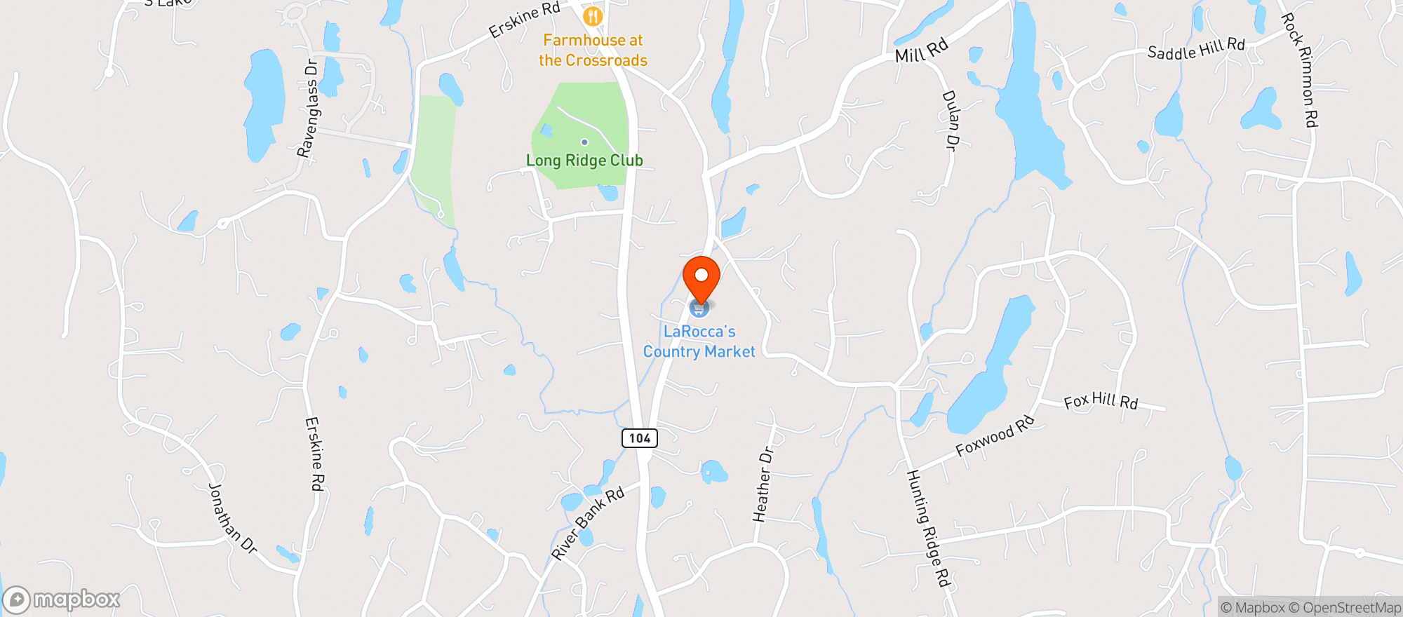 Map showing Laroccas Country Wine & Spirits