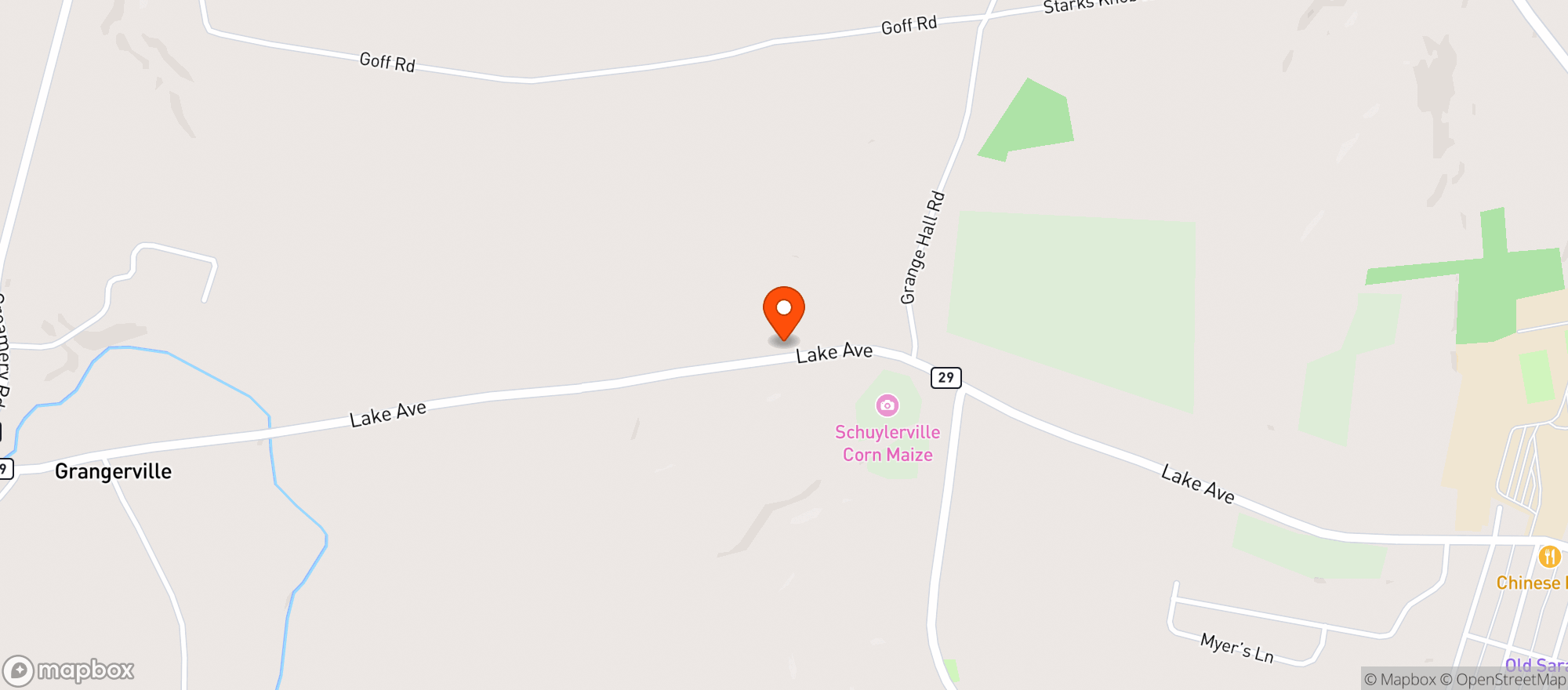 Map showing OLD SARATOGA MERCANTILE