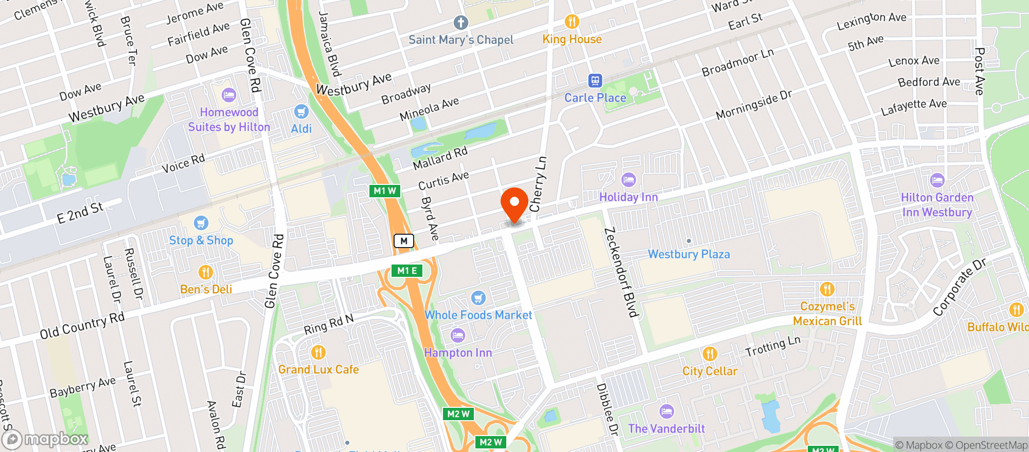 Map showing E Smoke & Cigar
