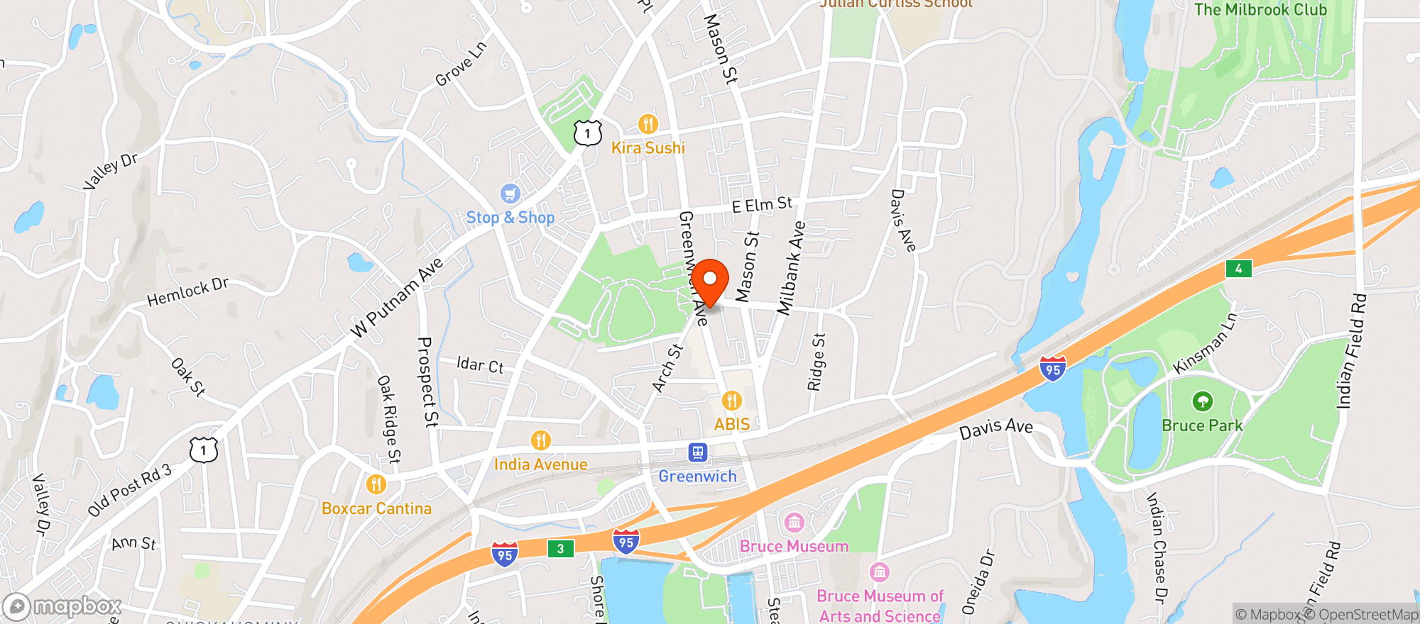 Map showing 365 COLLECTIVE BY ABIGAIL FOX + SERENDIPITY
