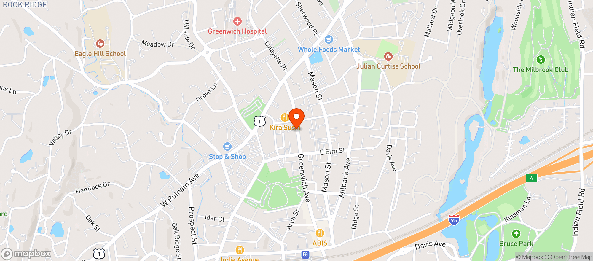 Map showing Terra Ristorante