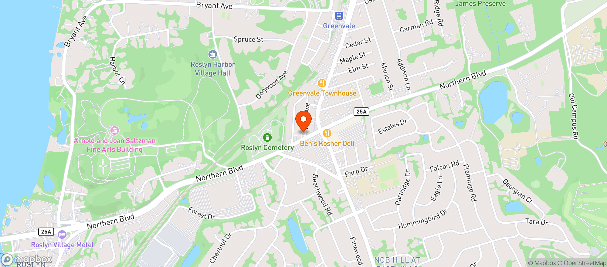 Map showing STOA Wellness