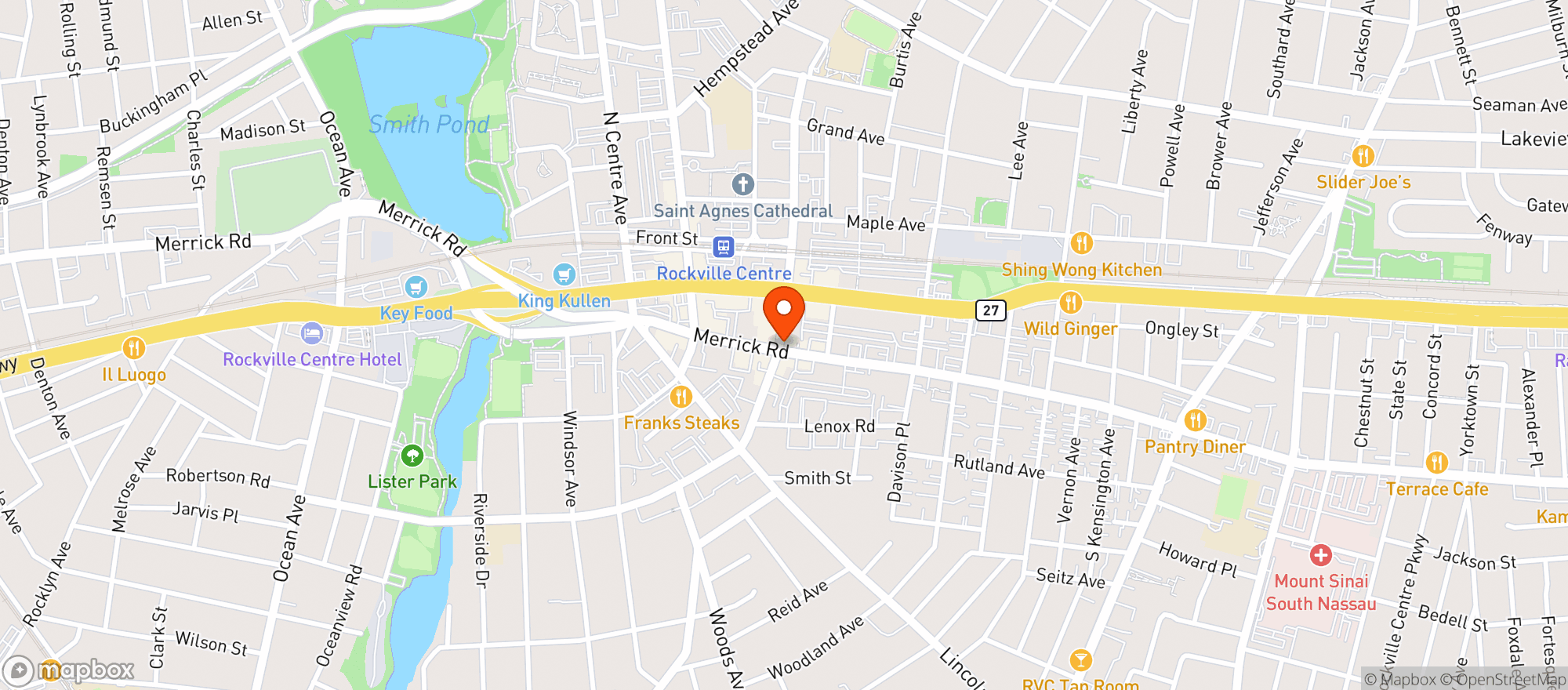 Map showing Cabo Mexican Restaurant
