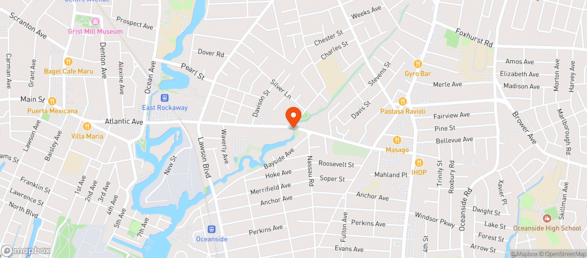 Map showing Stop & Shop