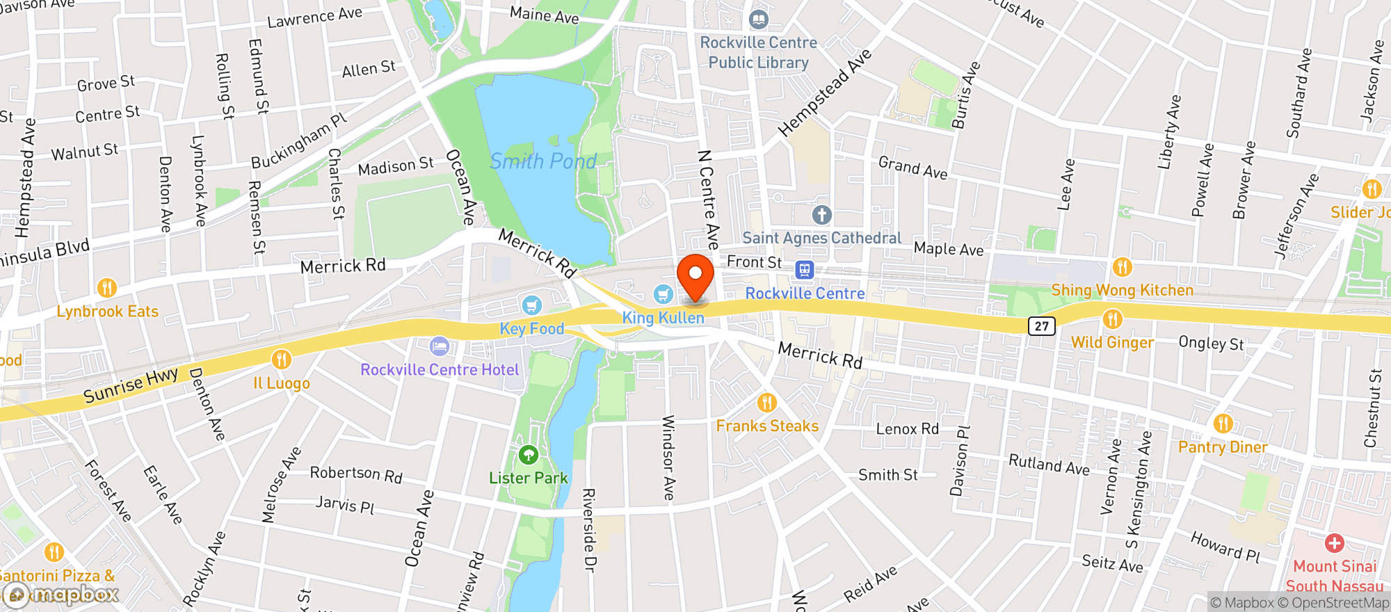 Map showing King Kullen