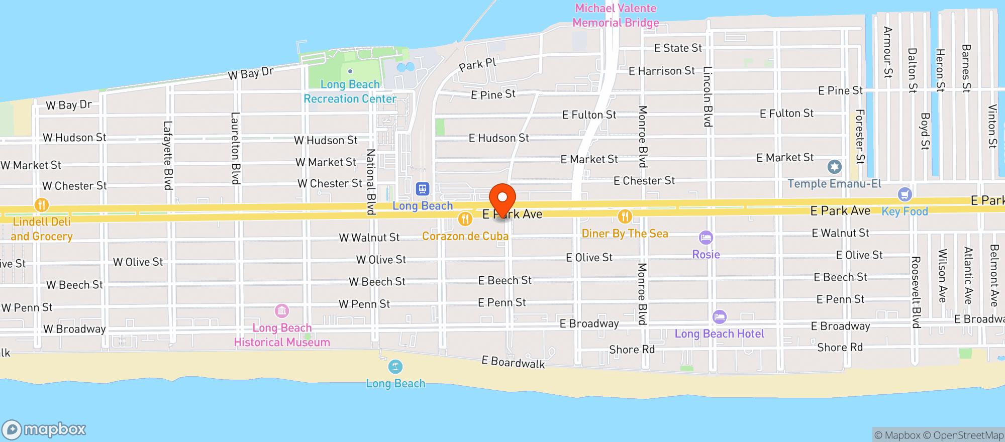 Map showing RAVEN'S LANDING