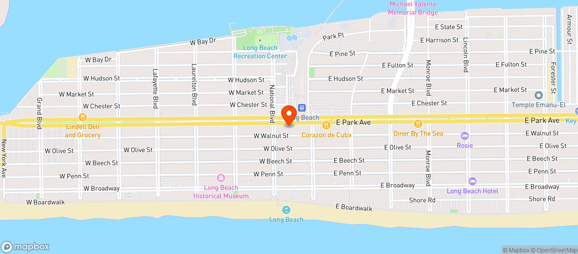 Map showing Bright Eye Beer Co.