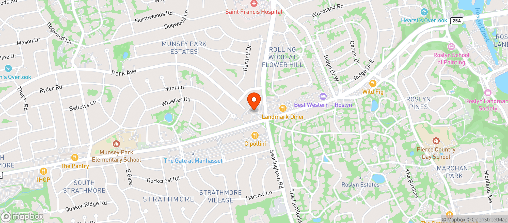 Map showing Whole Foods Market