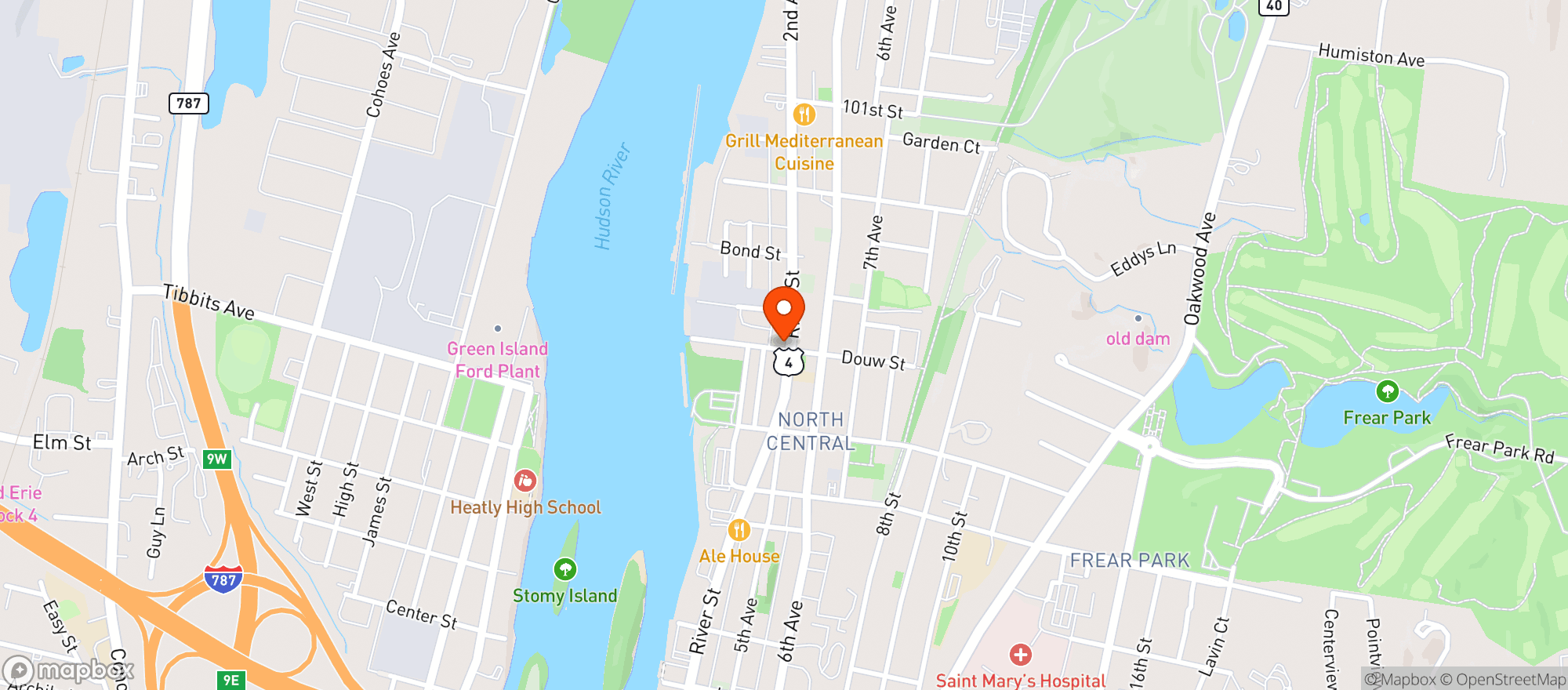 Map showing Brothers Market