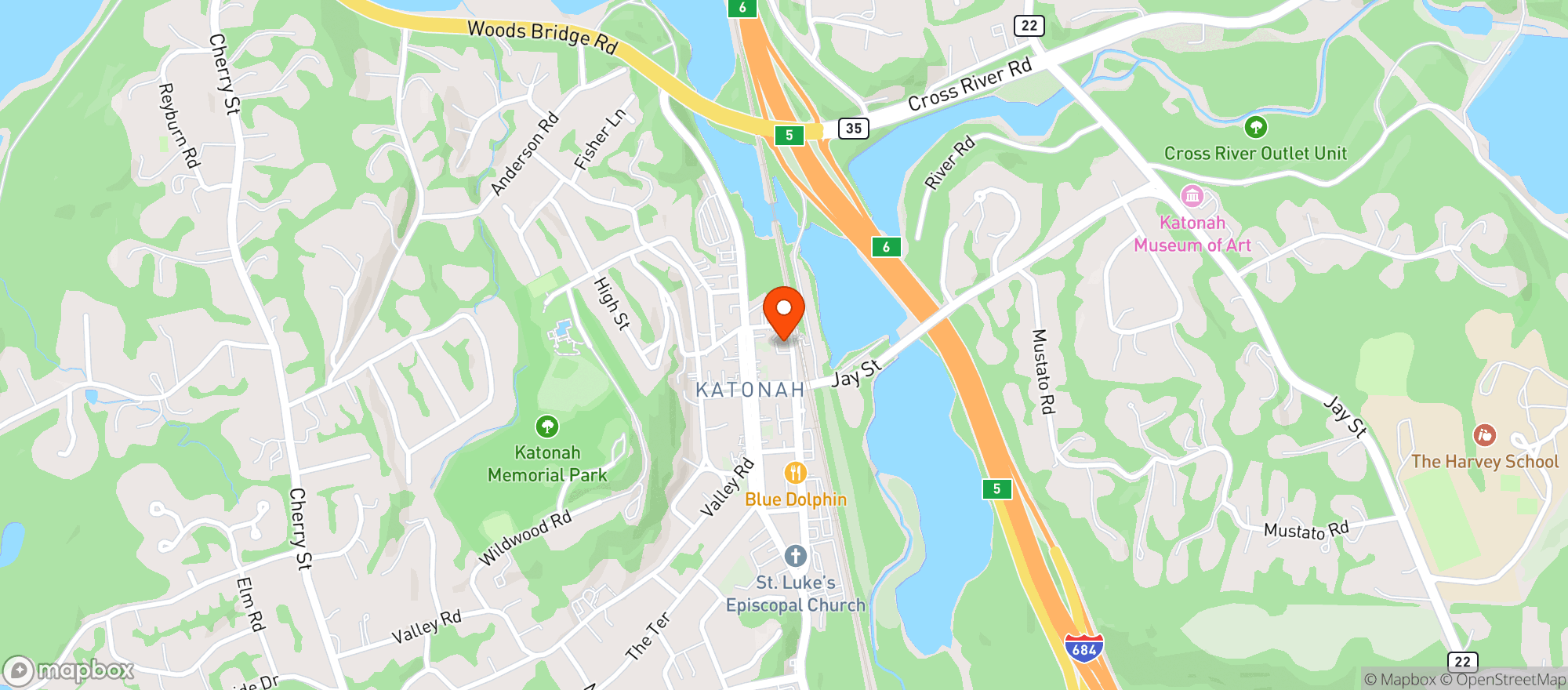 Map showing The Whitlock