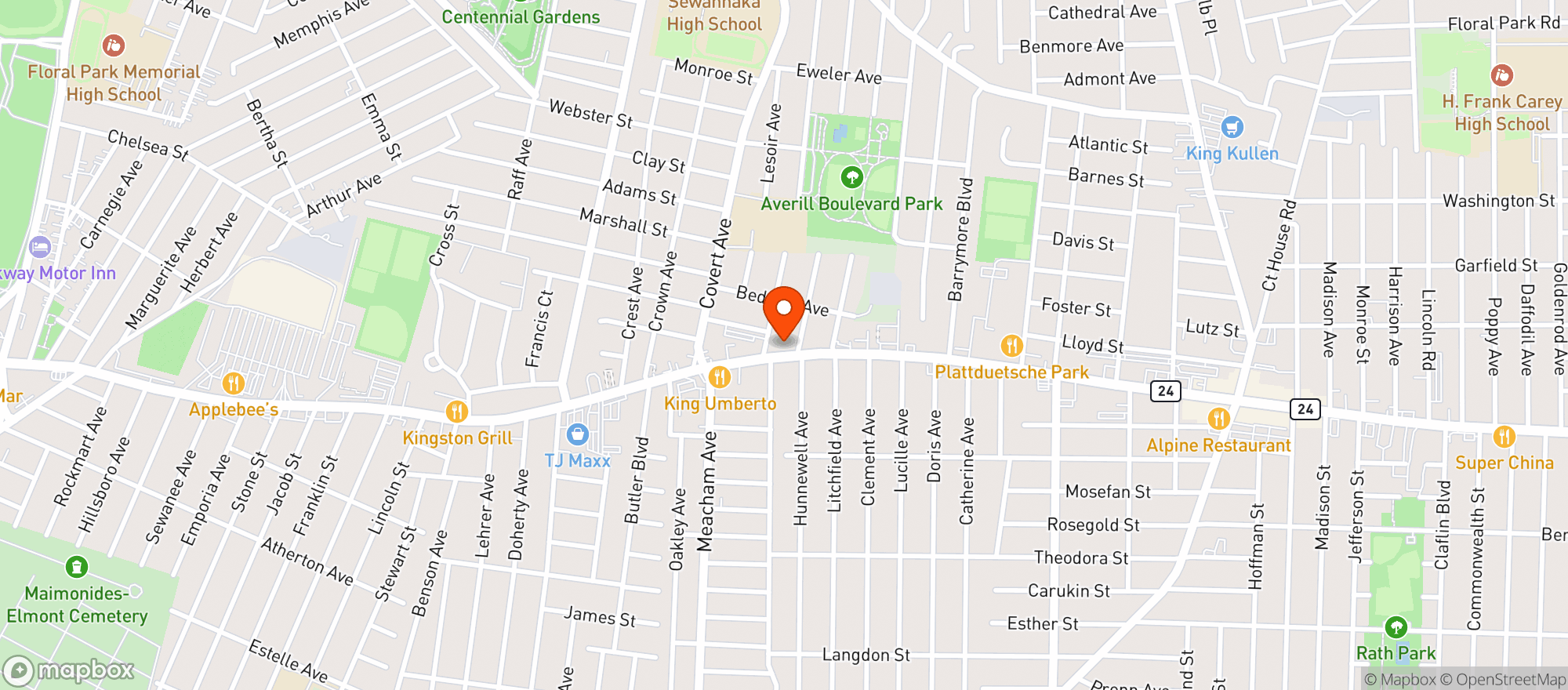 Map showing Royal Beer Inc