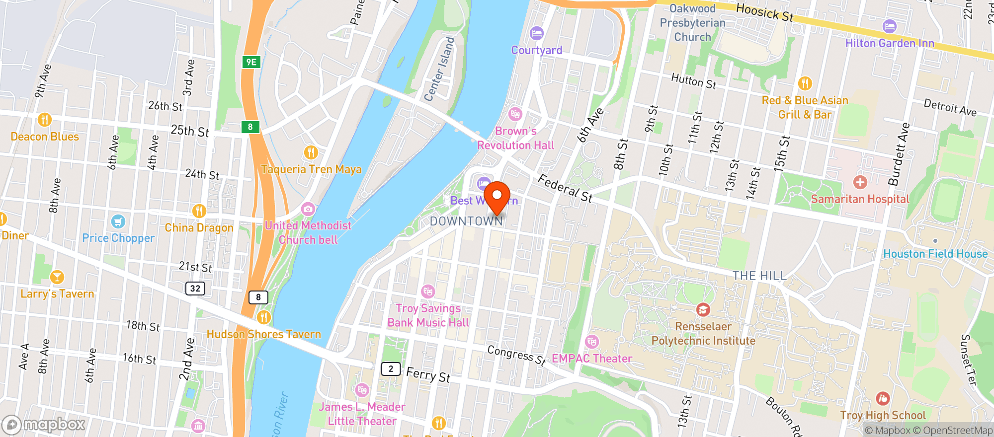 Map showing Whiskey Pickle