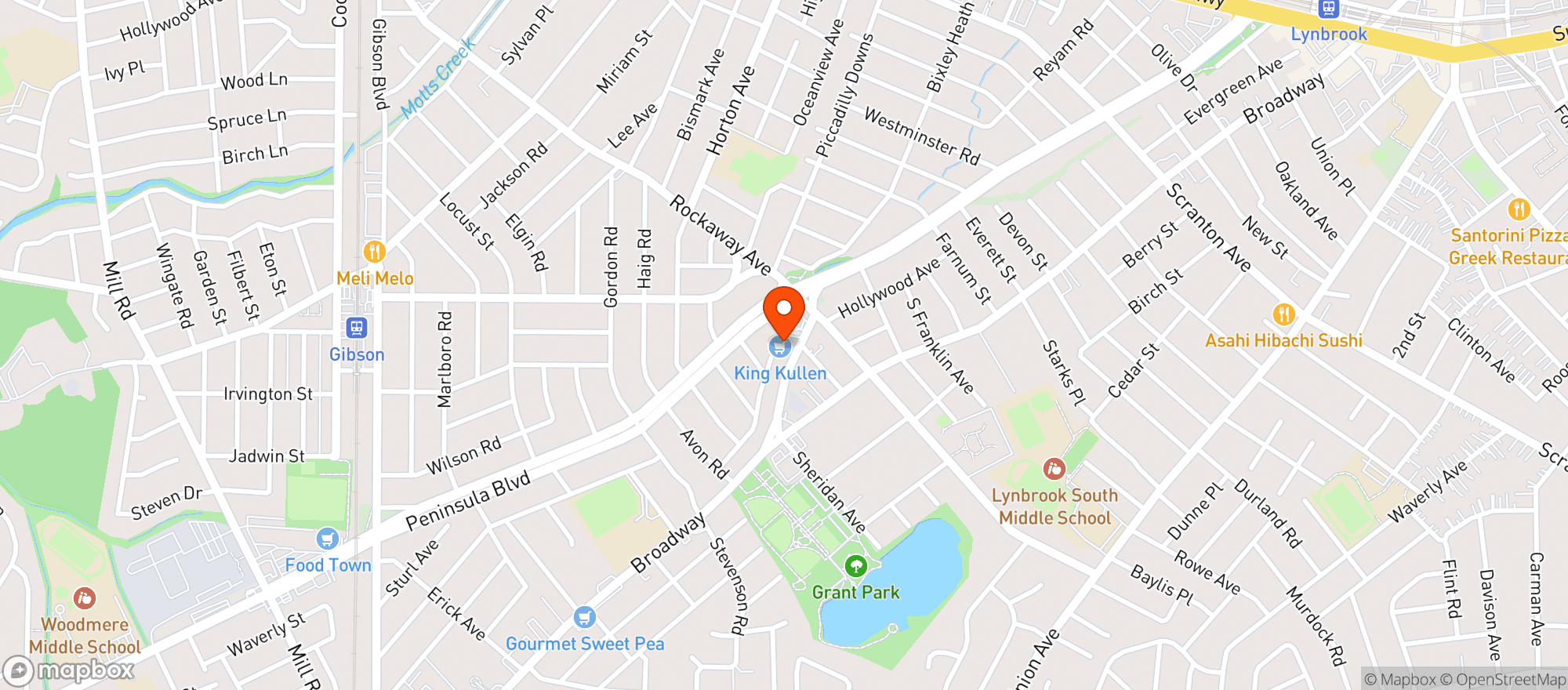 Map showing King Kullen #14