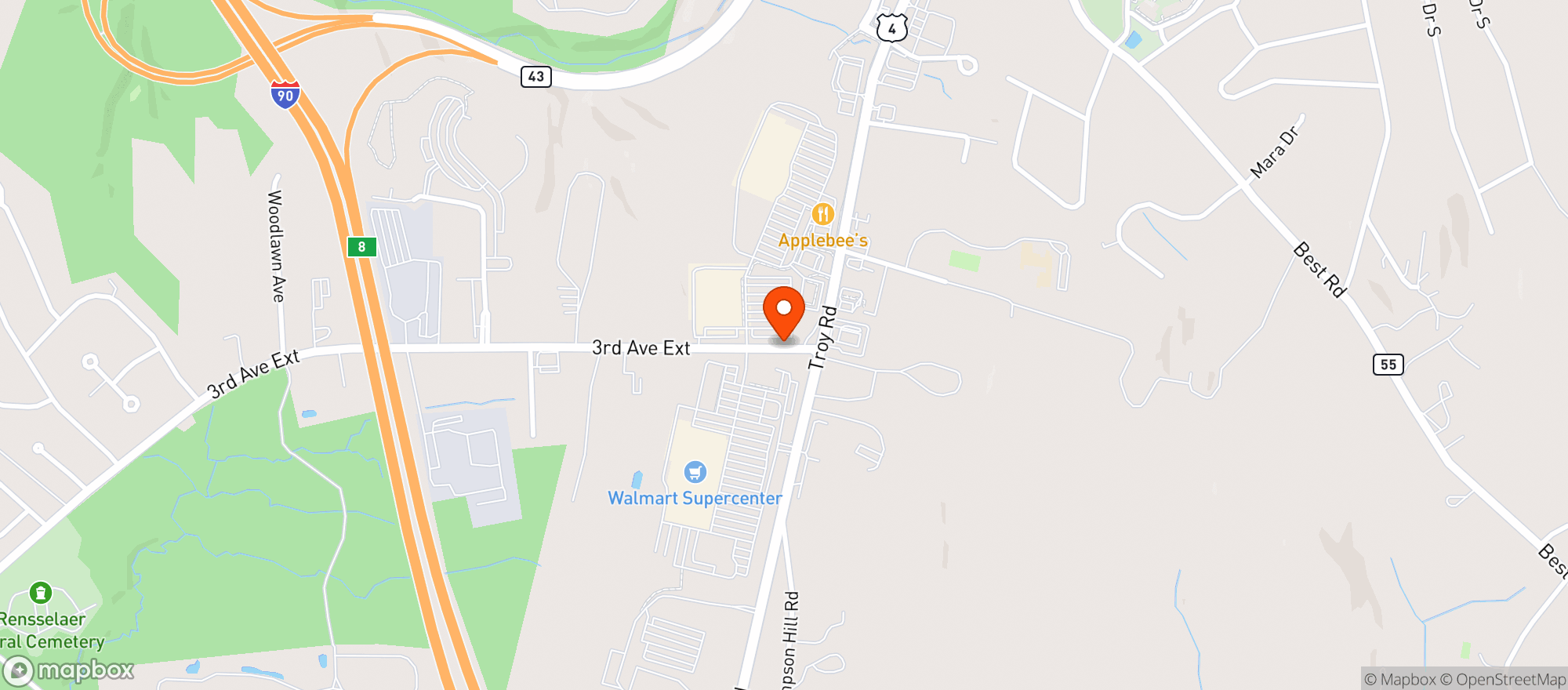 Map showing TARGET STORE