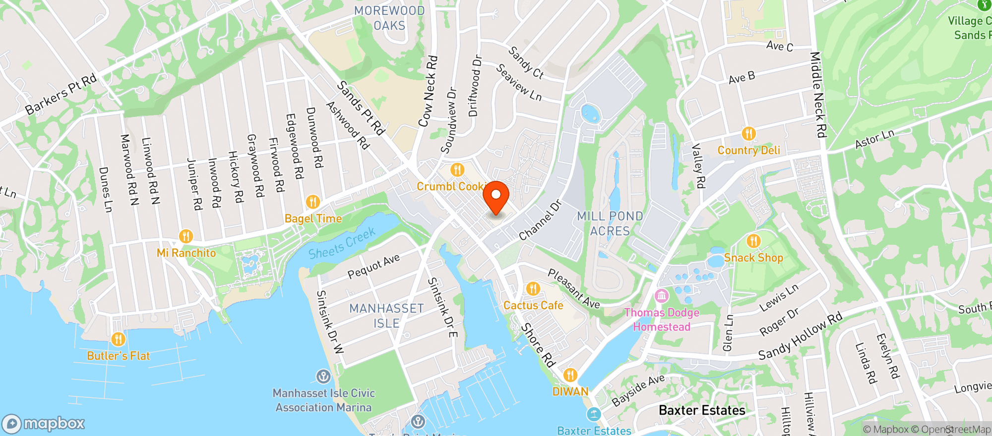 Map showing Target