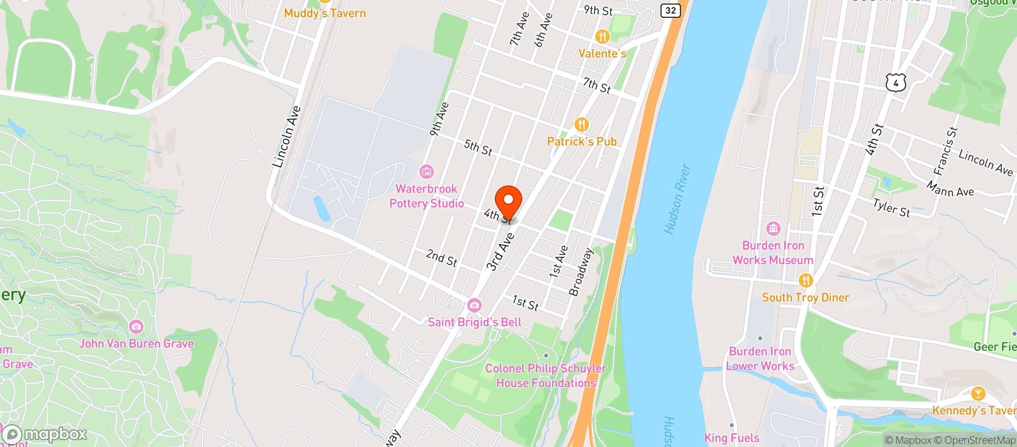 Map showing Schanz Beverage