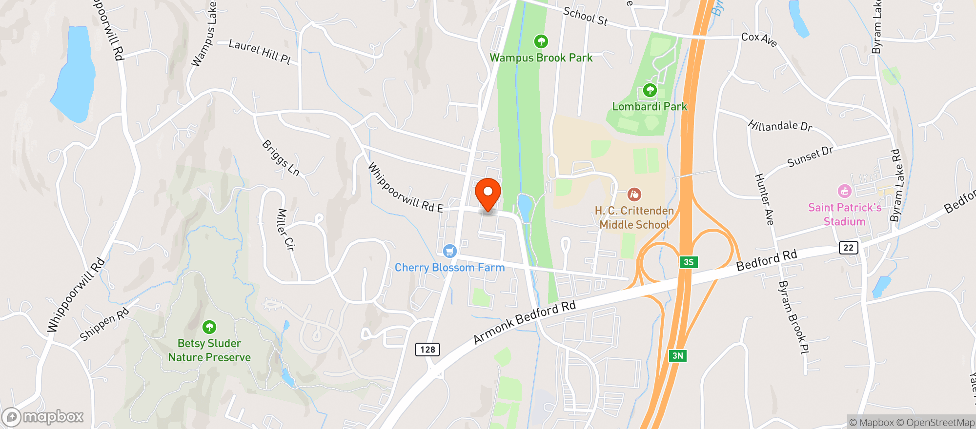 Map showing Decicco & Sons
