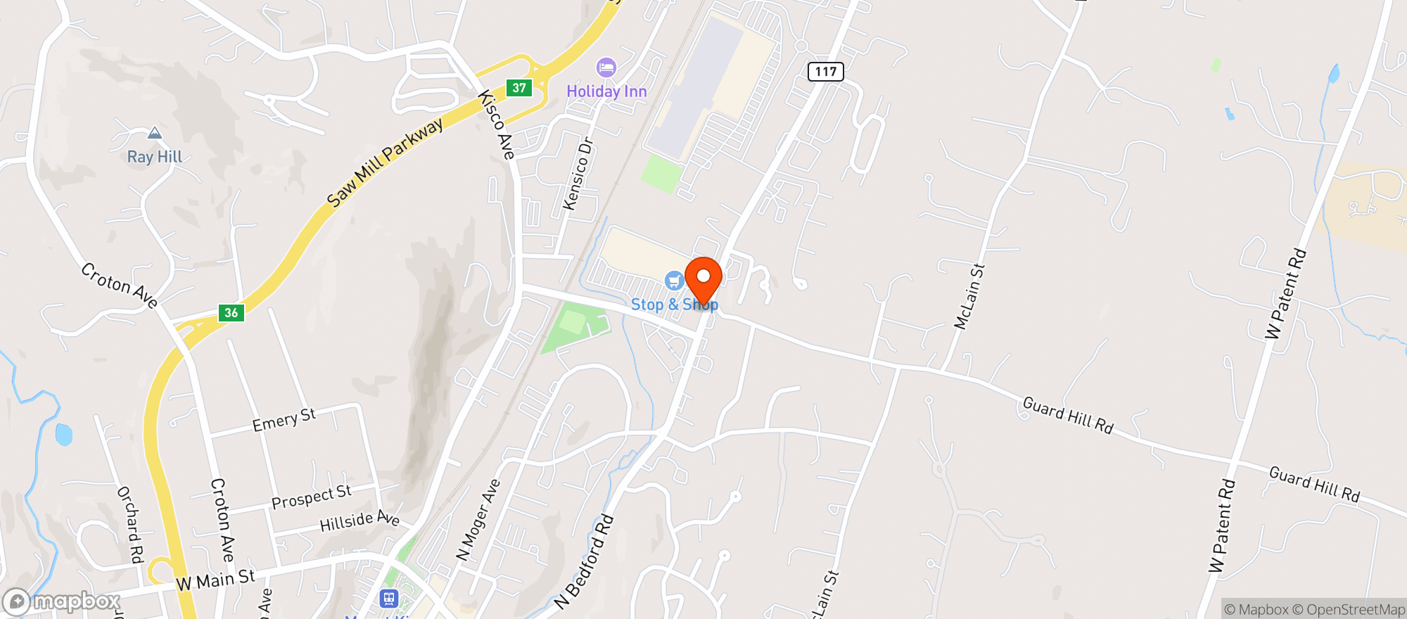 Map showing Target
