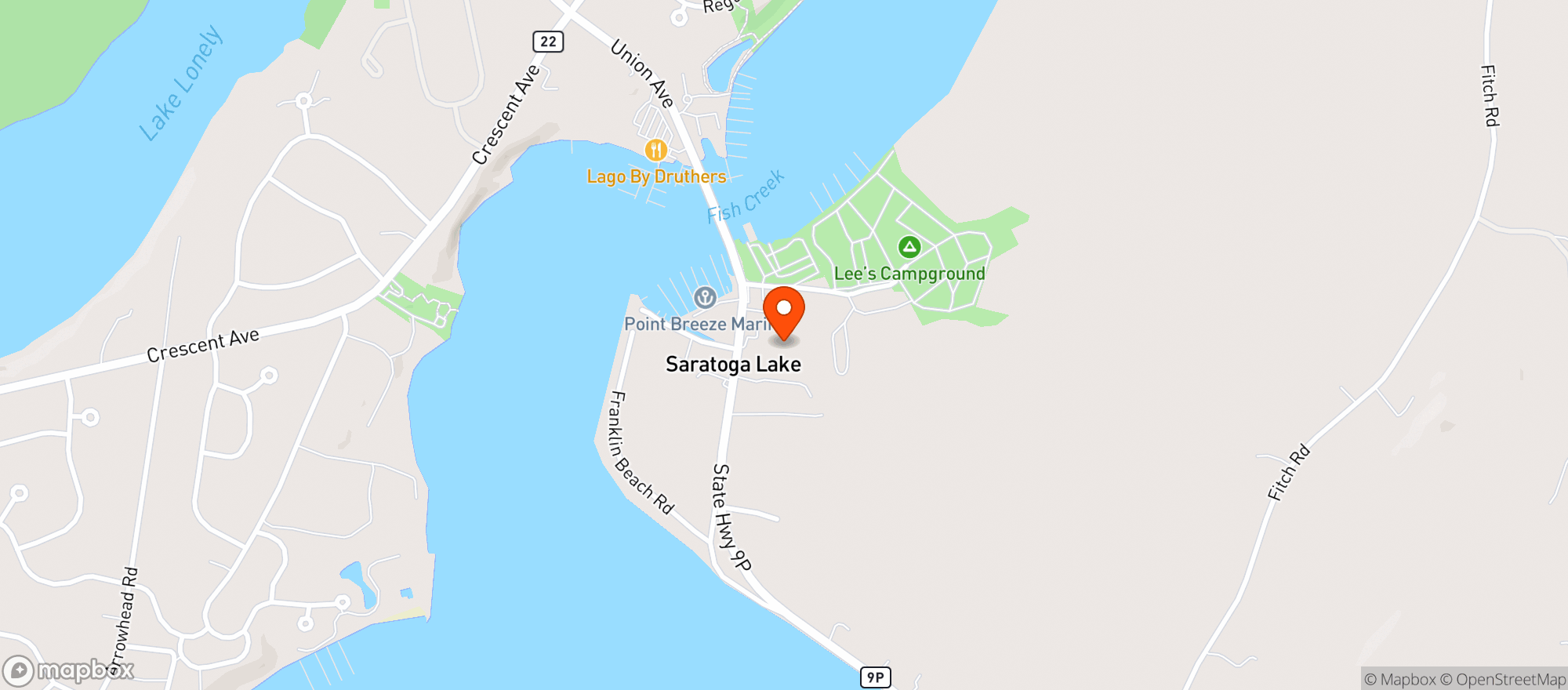 Map showing Barrymore's Wine & Spirits