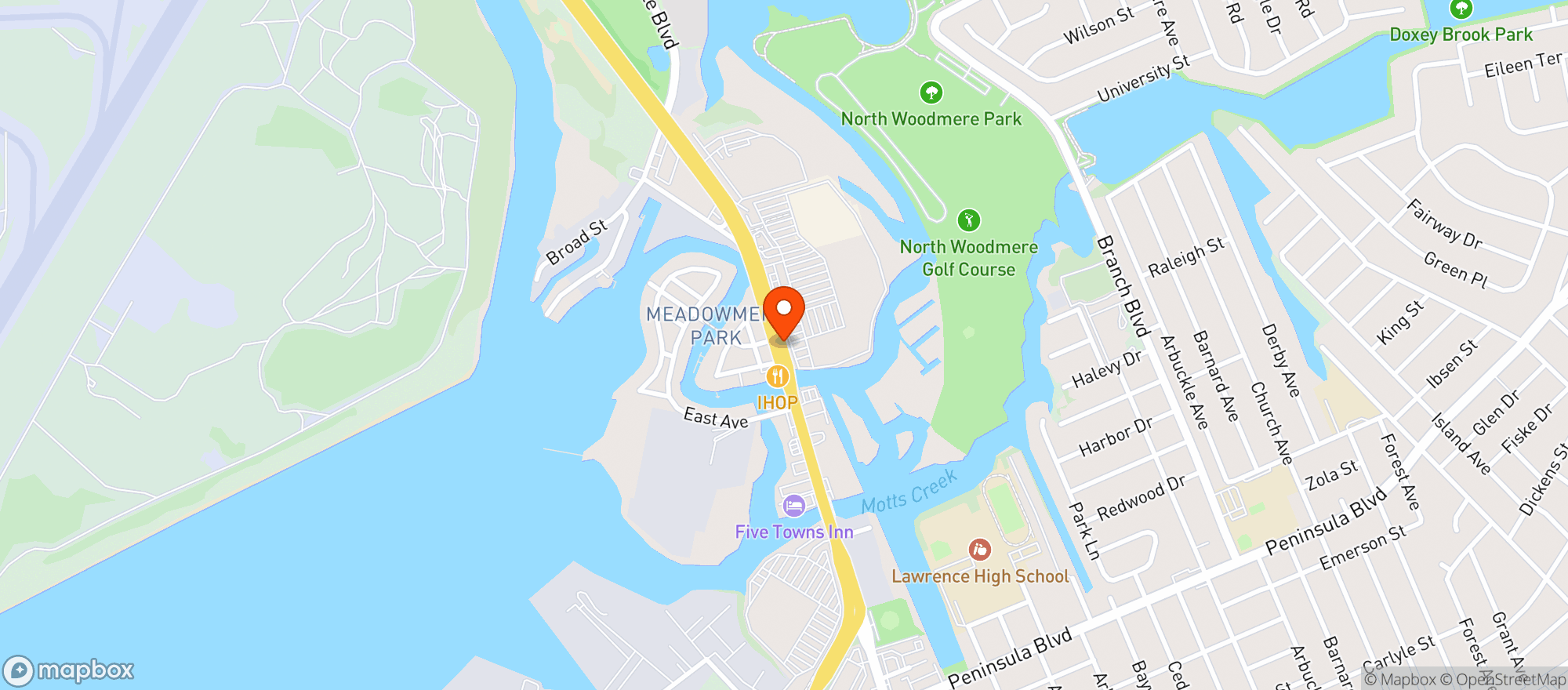 Map showing Stop & Shop