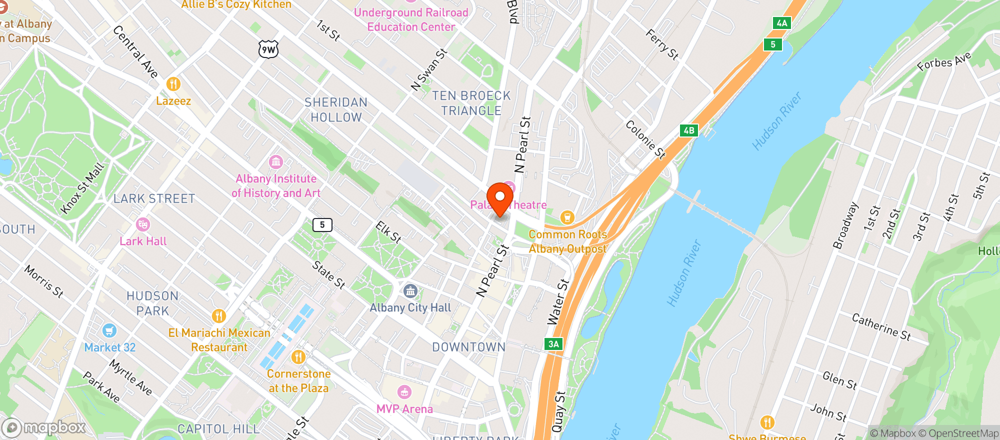 Map showing Mcgearys