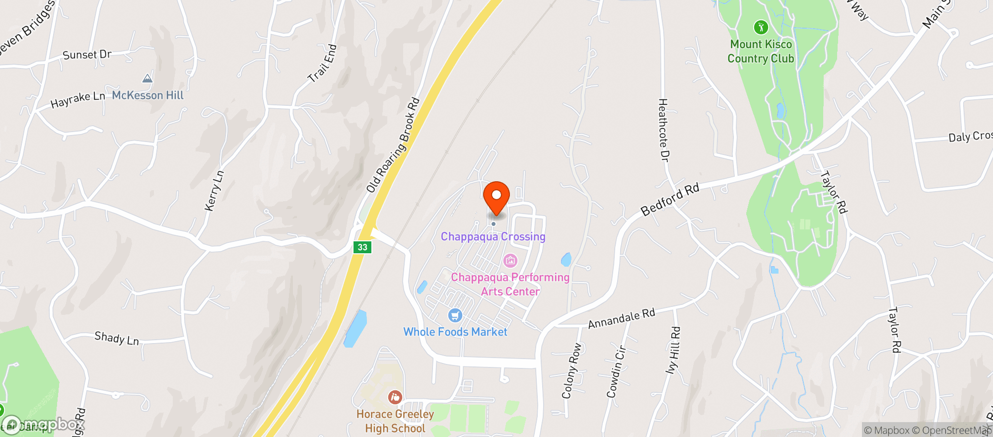 Map showing Bia American Kitchen