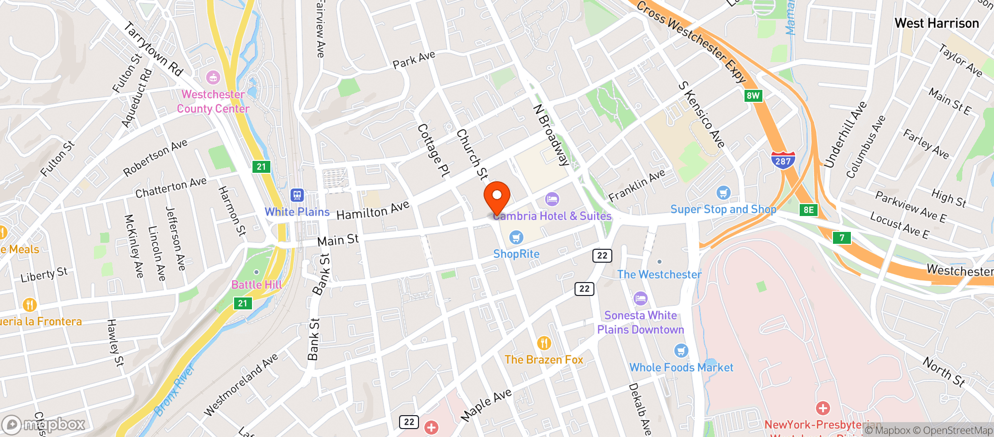 Map showing Buffalo Wild Wings Gril #3405