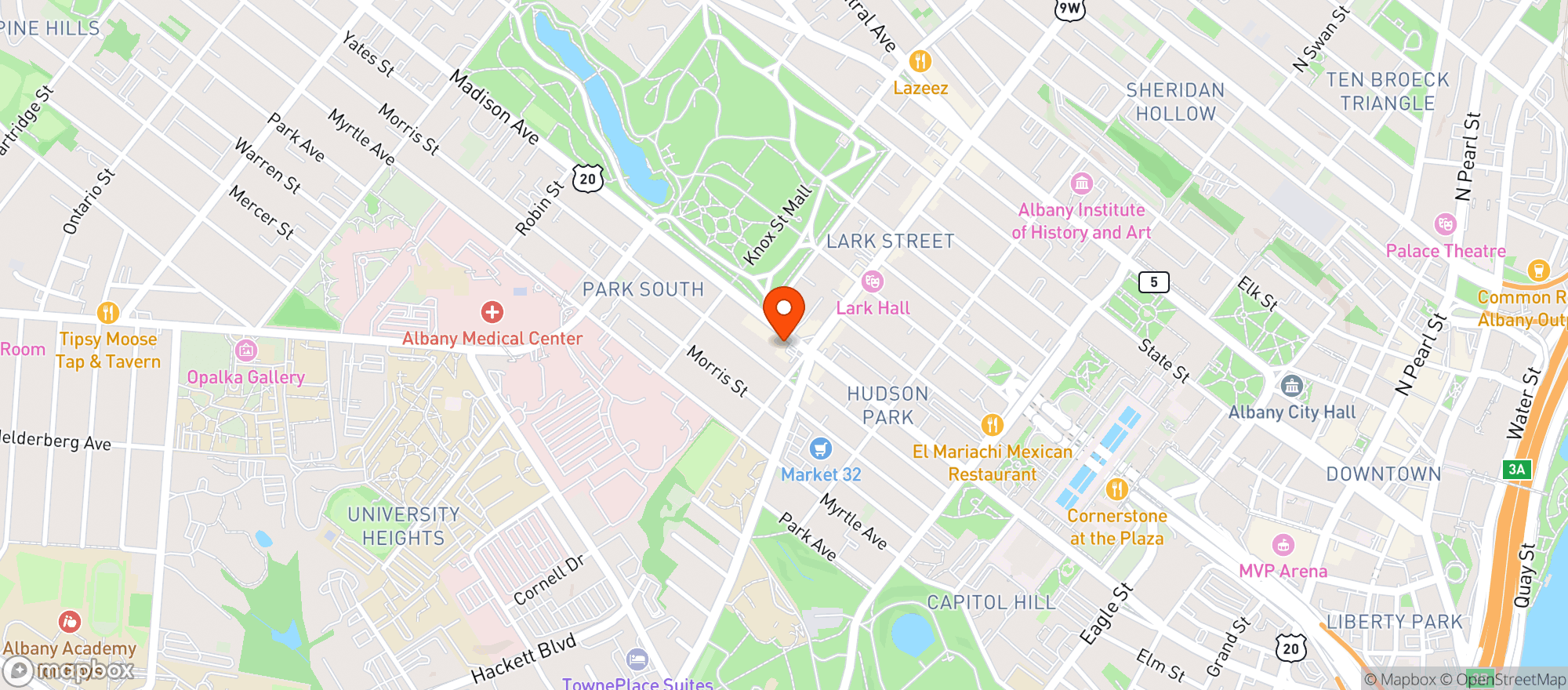 Map showing Lionheart