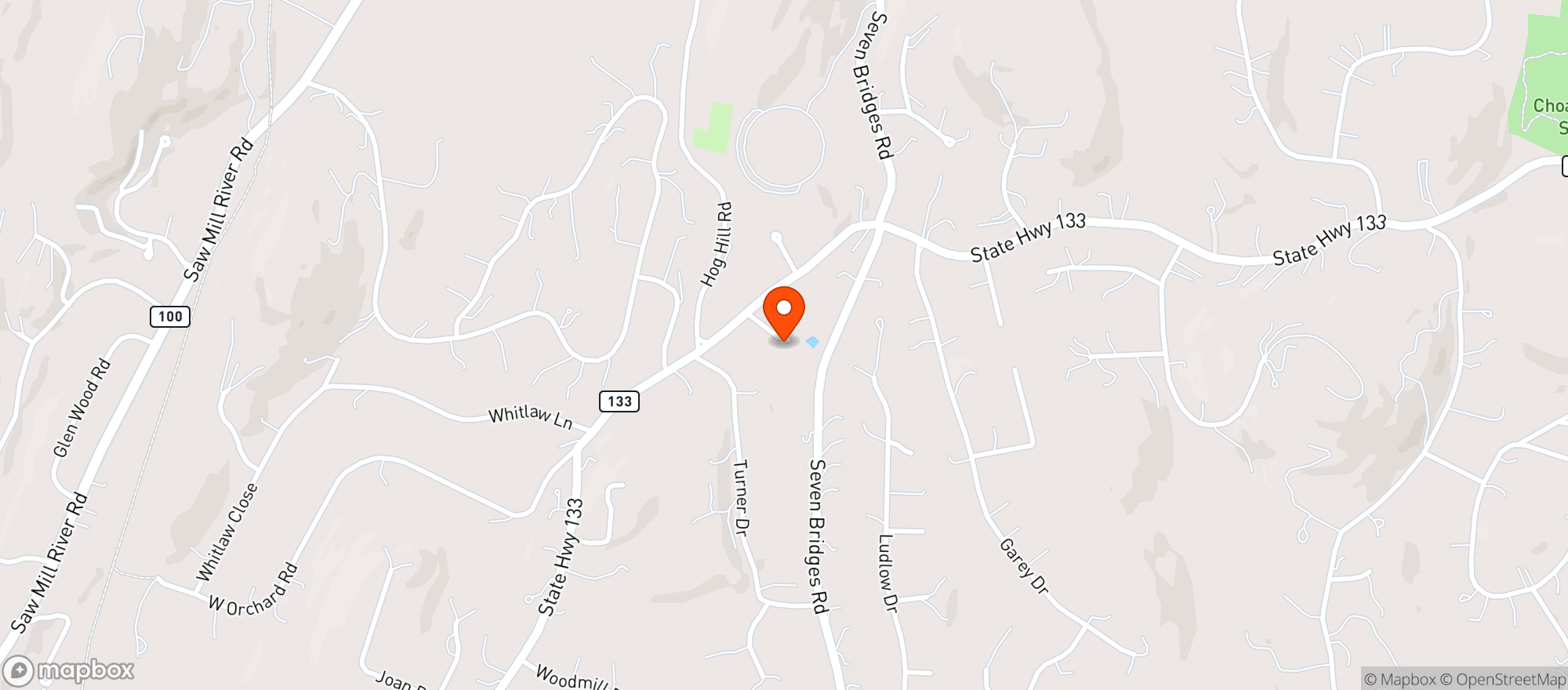 Map showing WHOLE FOODS - CHAPPAQUA