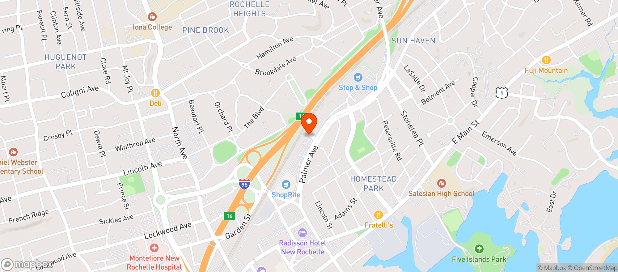 Map showing Shoprite