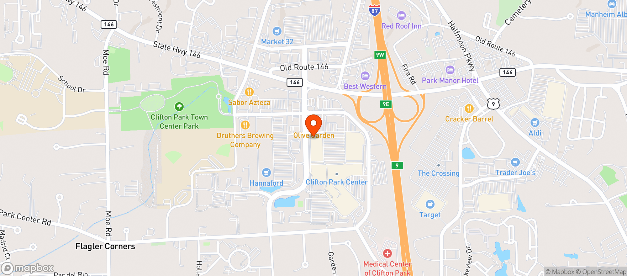 Map showing Gnc
