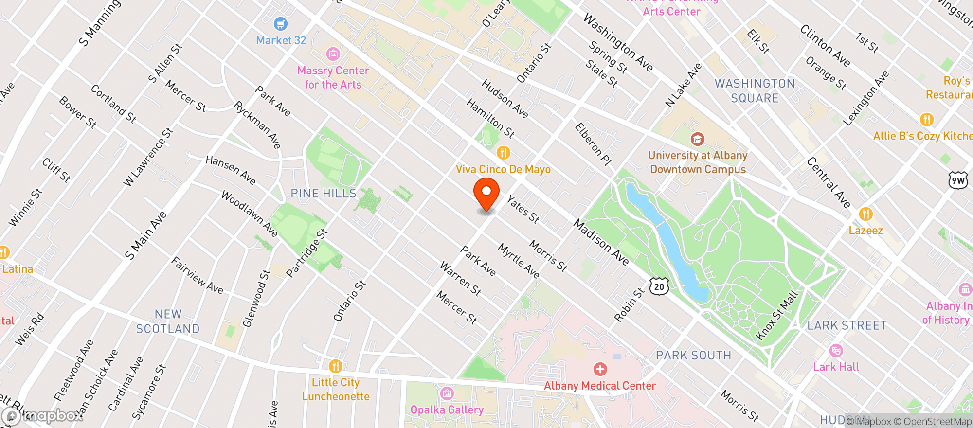 Map showing Joel's Hole