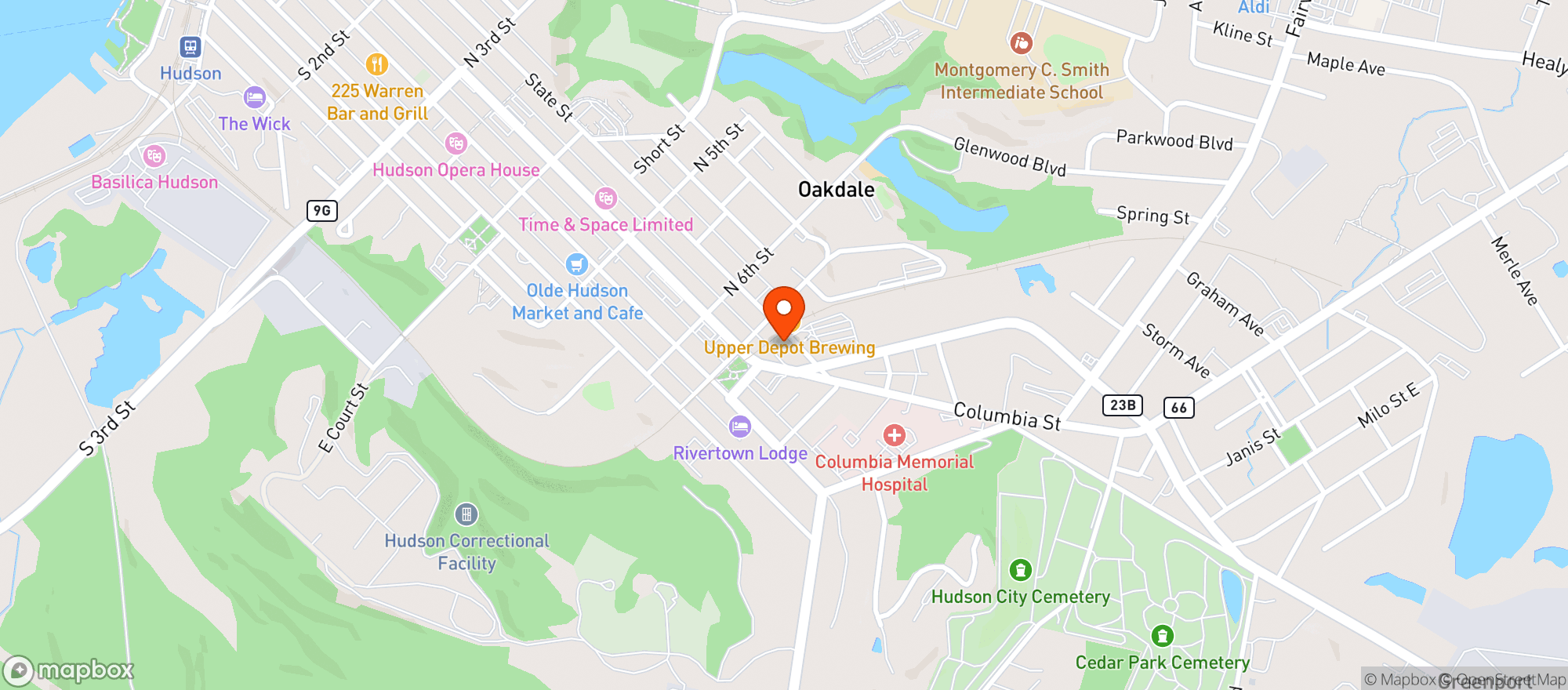 Map showing Return Brewing