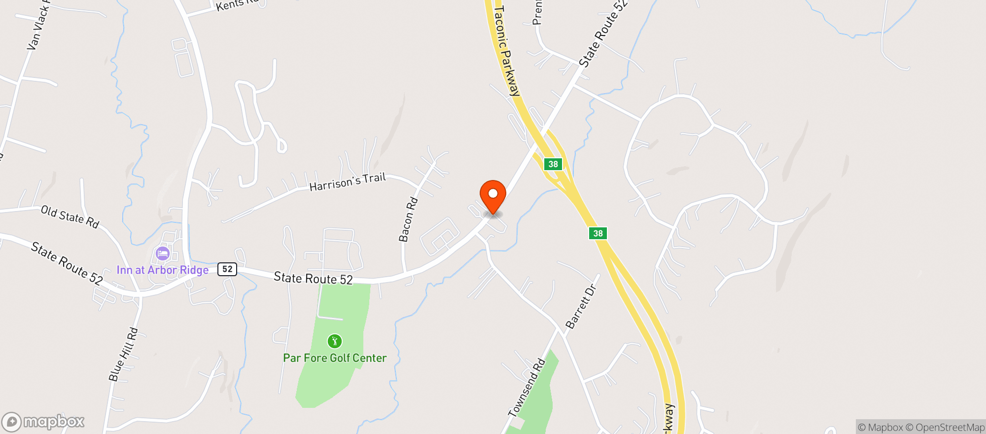 Map showing Hopewell Sunoco