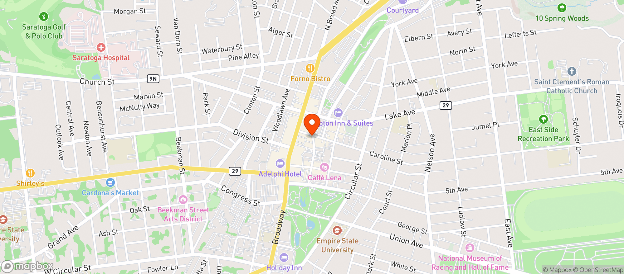 Map showing Hamlet & Ghost