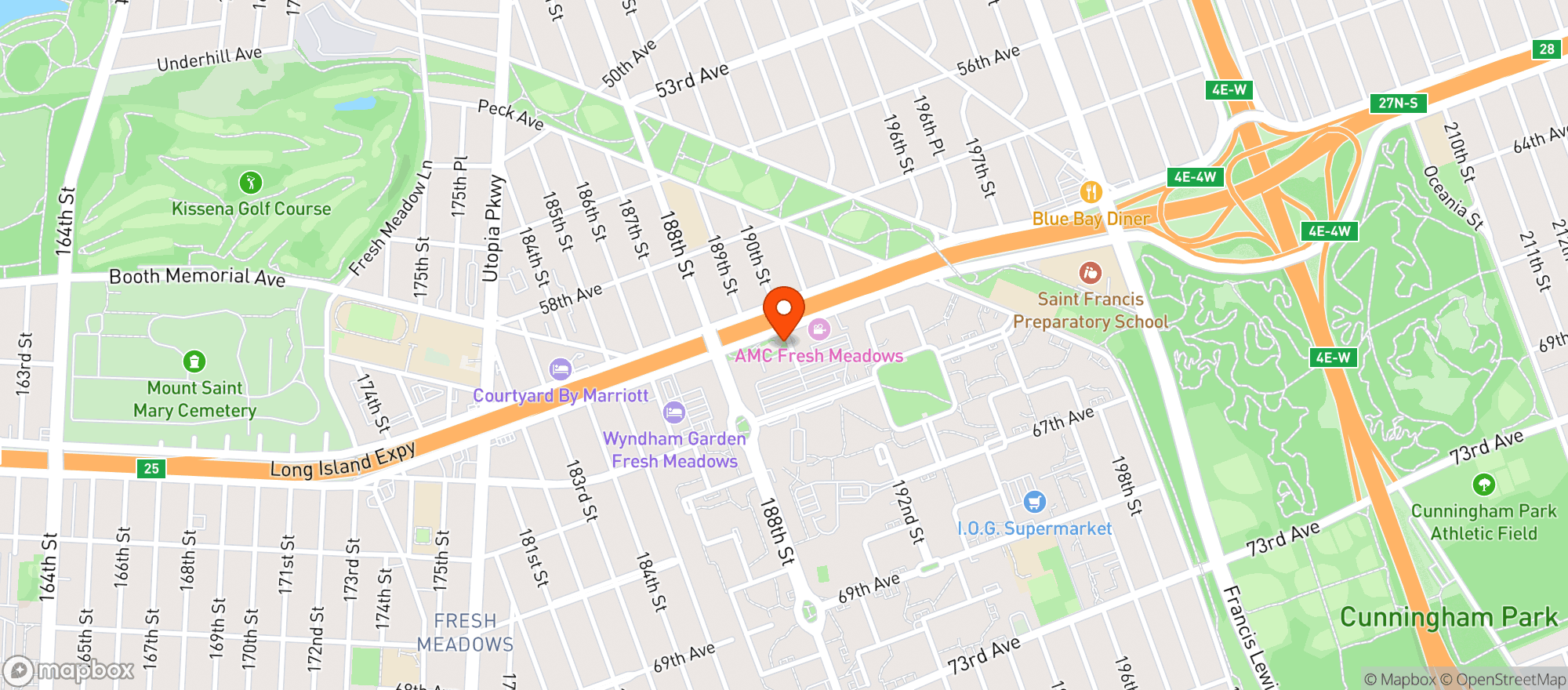 Map showing Gnc