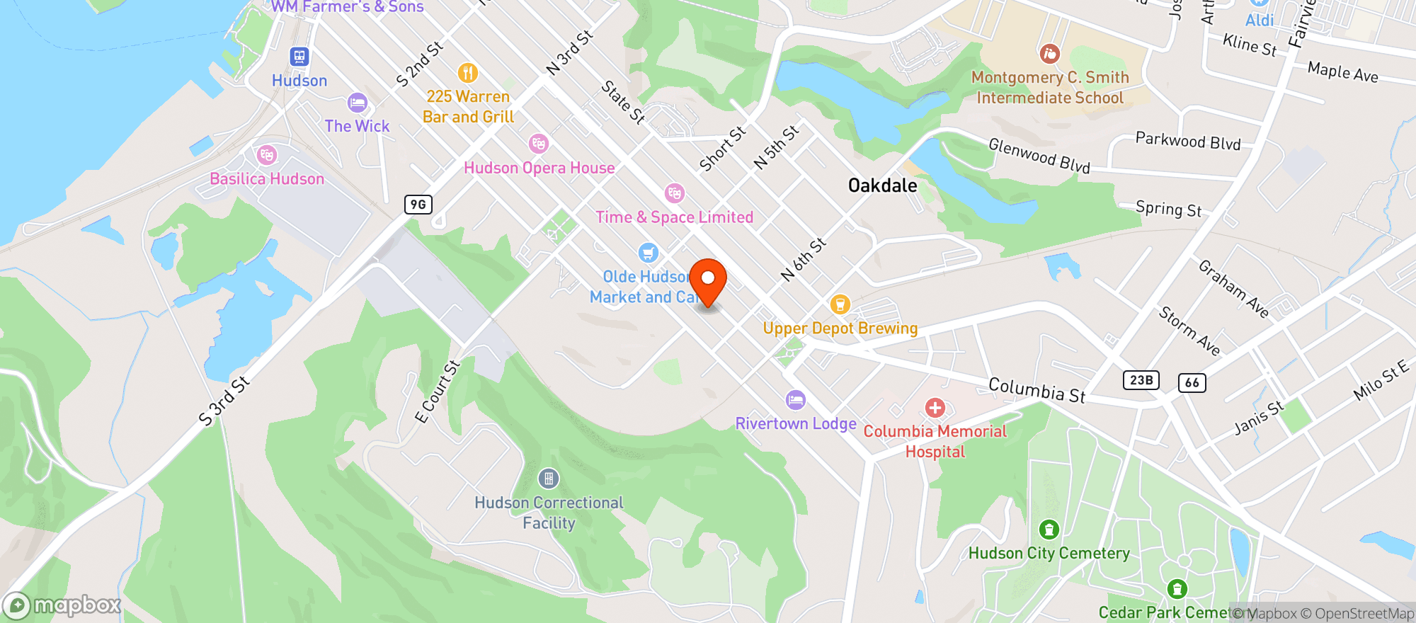 Map showing Bodhi Holistic Spa