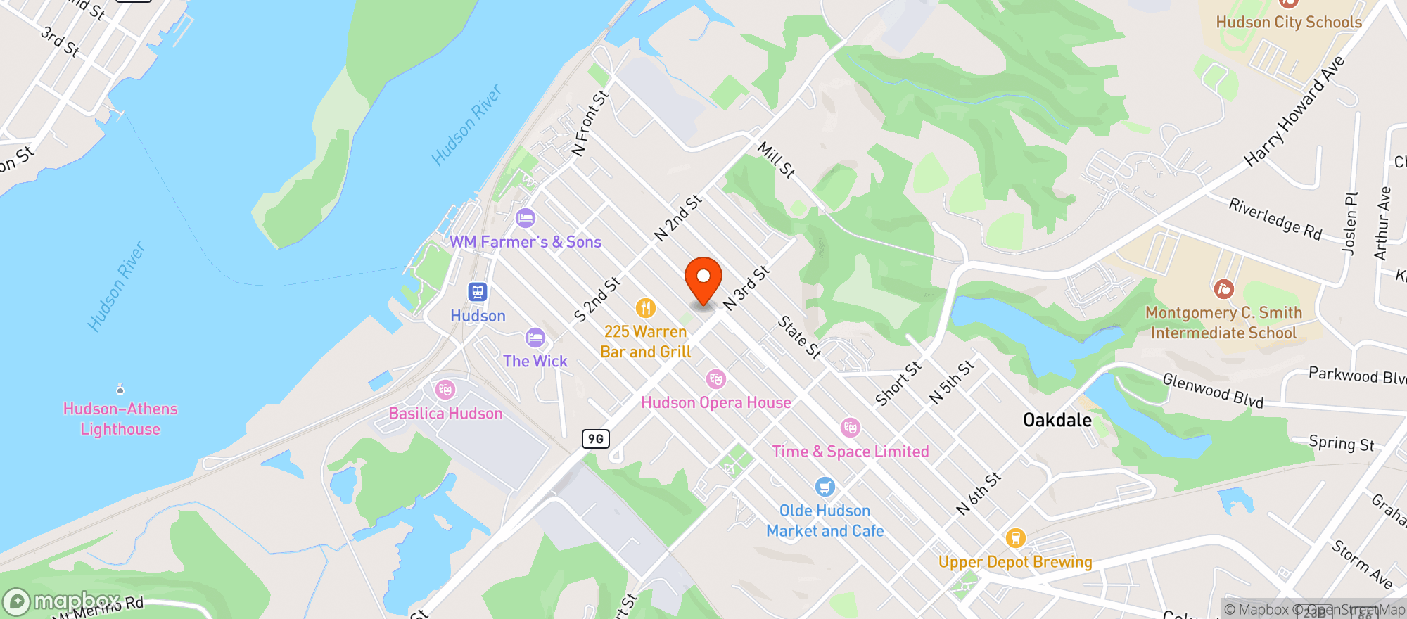 Map showing The Maker