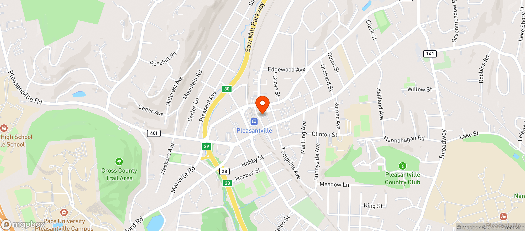 Map showing Soul Brewing Company