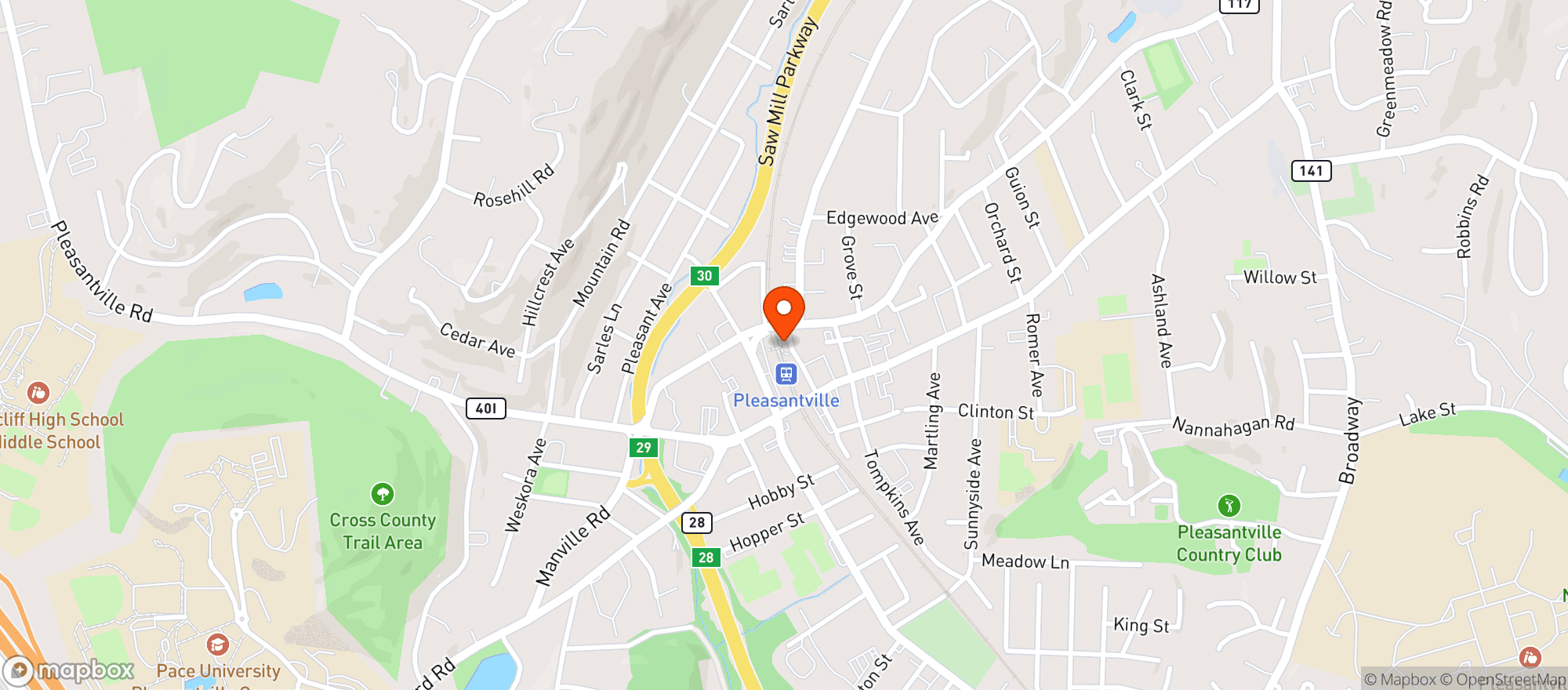 Map showing Pub Street