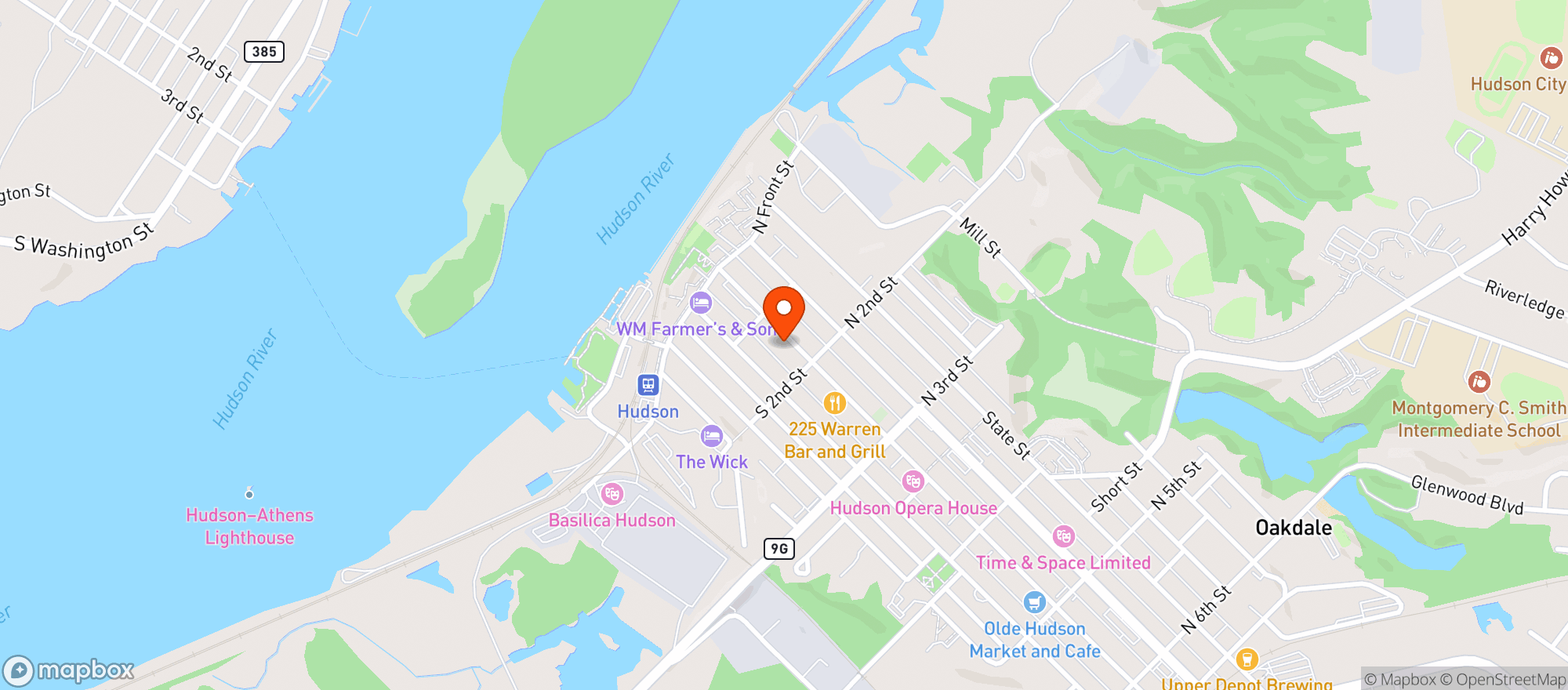 Map showing Taiga