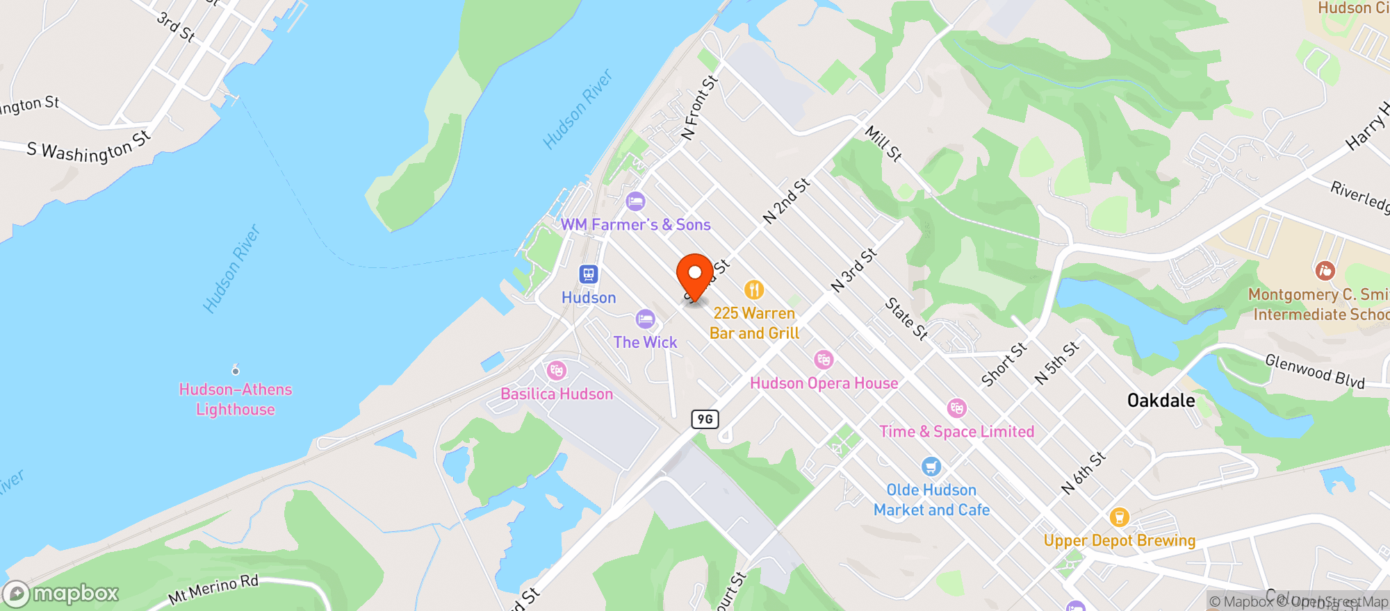 Map showing Talbott & Arding Cheese and Provisions