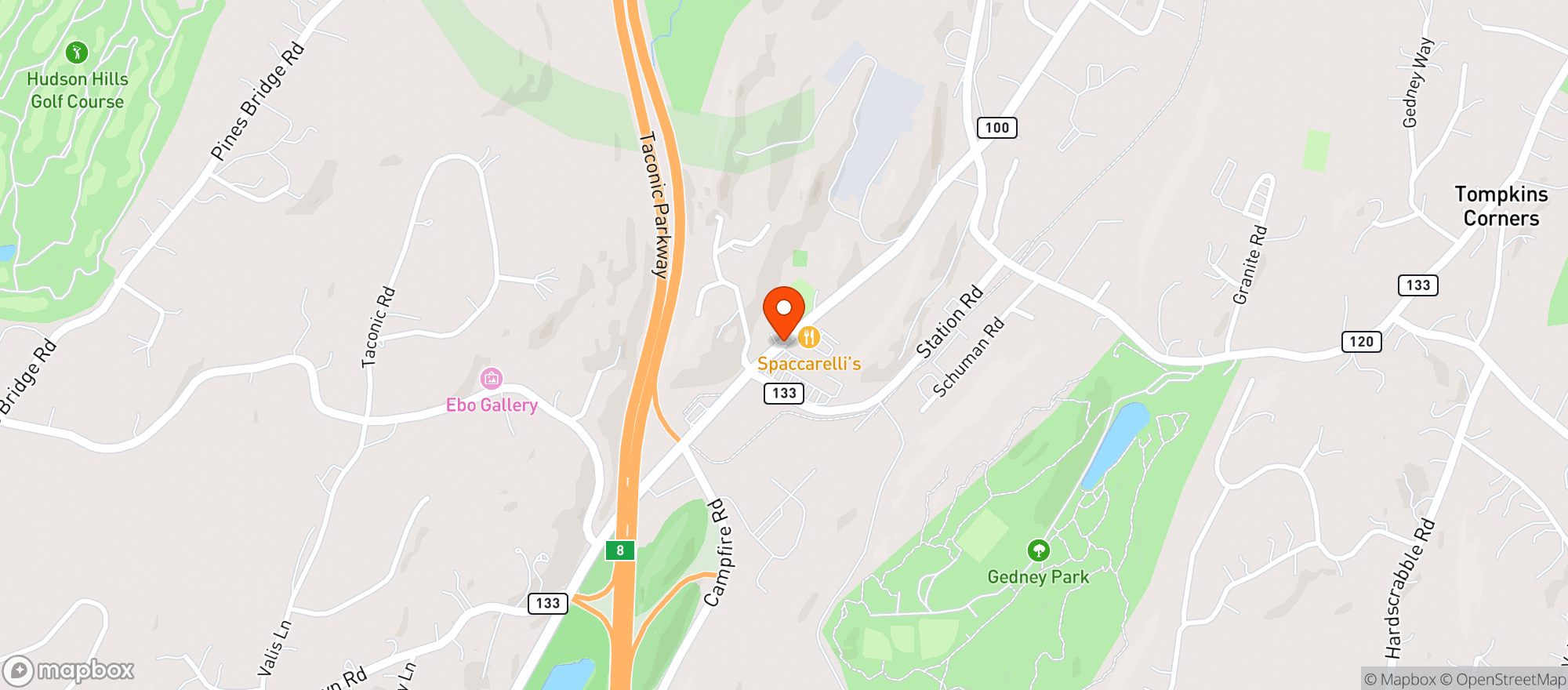 Map showing Decicco & Sons
