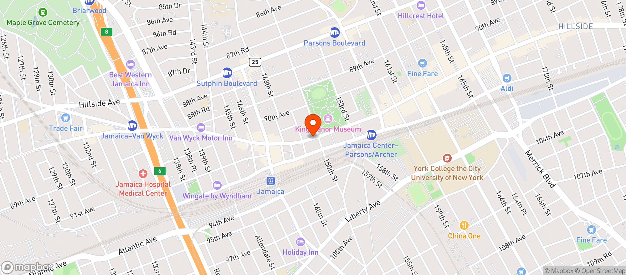 Map showing Delicious Restaurant