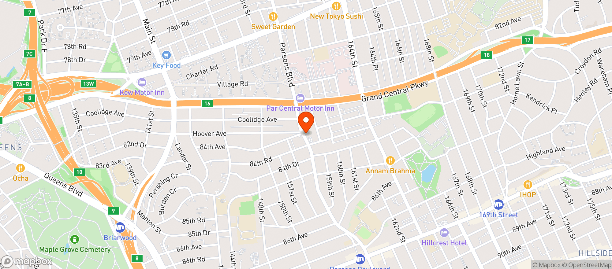Map showing Foodtown
