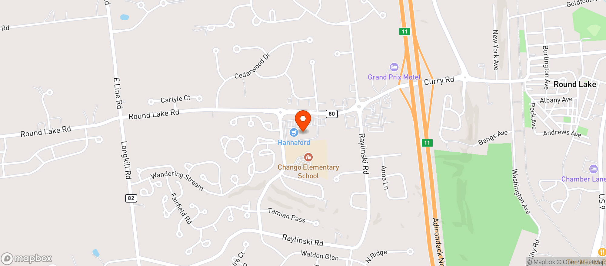 Map showing Saratoga Wine Exchange