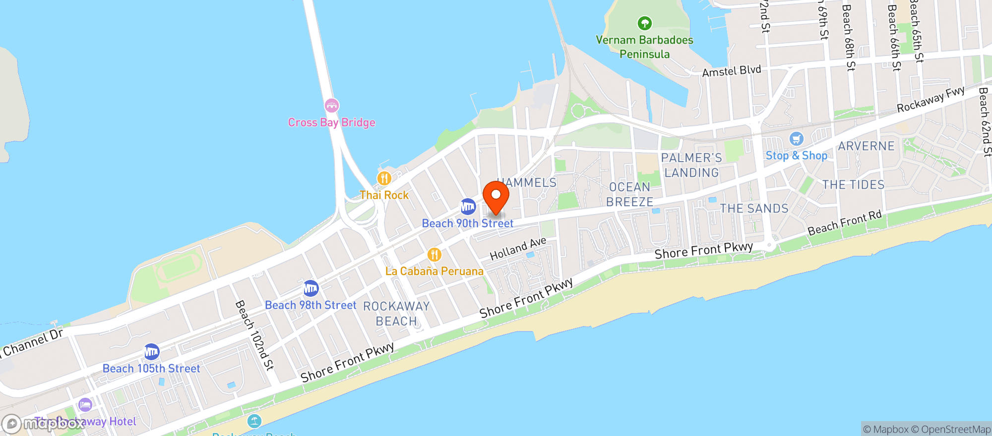 Map showing Beer House